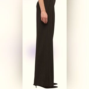 Jules & Leopold Stripped tailored Sloane High rise lwide leg dress pants Sz L
